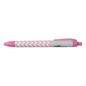 Chevron Zwarte Inkt Pen (Bovenkant)
