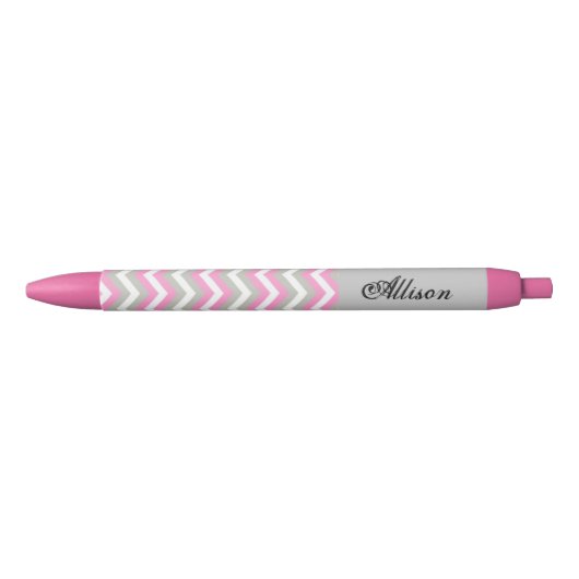 Chevron Zwarte Inkt Pen (Voorkant)