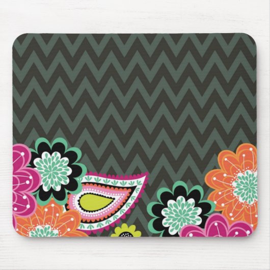 CHEVRONFLOWERS MousePad Muismat (Voorkant)