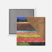 "Chevrons" Abstract Magnet (Voorkant / Achterkant)