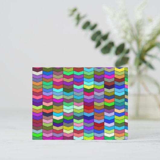 Chevrons-Briefkaart Briefkaart (Staand voorkant)