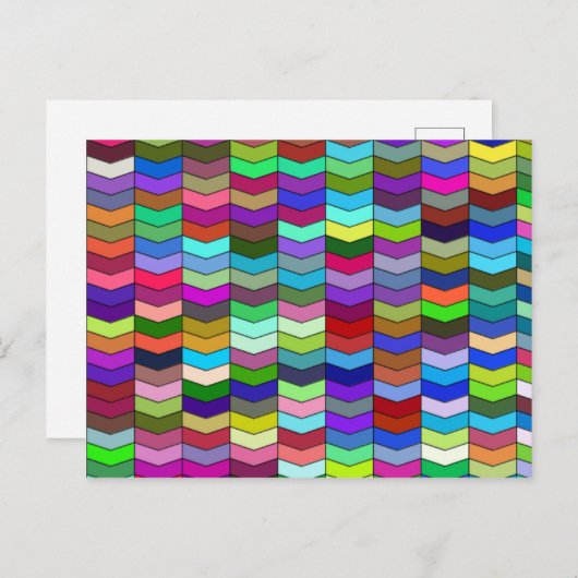 Chevrons-Briefkaart Briefkaart (Voorkant / Achterkant)