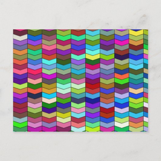 Chevrons-Briefkaart Briefkaart (Voorkant)
