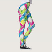 Chevrons, diamanten naadloos patroon leggings (Rechts)