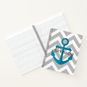 Chevrons en Anchor Notitieboek (Binnen)