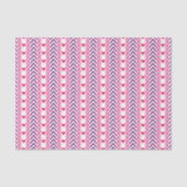Chevrons en harten Patroon Tissue Paper Tissuepapier (Voorkant)