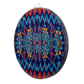 Chevrons en rhombus abstract ontwerp dartbord (Voorkant Rechts)