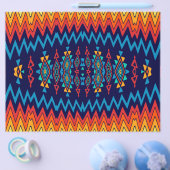 Chevrons en rhombus abstract ontwerp flyer (Enkel)