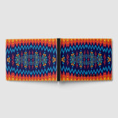 Chevrons en rhombus abstract ontwerp gastenboek (Volledig)