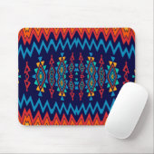 Chevrons en rhombus abstract ontwerp muismat (Met muis)
