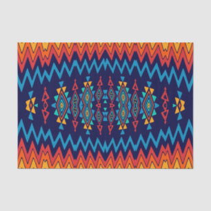 Chevrons en rhombus abstract ontwerp tissuepapier