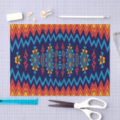 Chevrons en rhombus abstract ontwerp tissuepapier (Craft)