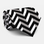 Chevrons Geometrische optische illusie Stropdas (Opgerold)