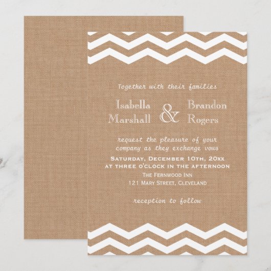 Chevrons over de uitnodiging tot het indienen van  (Voorkant / Achterkant)