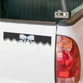 Chevrons Patroon Shower Feestje Kantoor Bestemming Bumpersticker (Op Truck)