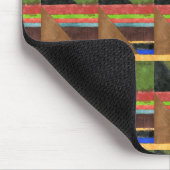 "Chevrons" Verbonden Afbeelding Abstract design mo Muismat (Hoek)