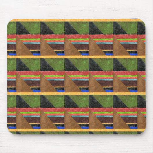 "Chevrons" Verbonden Afbeelding Abstract design mo Muismat (Voorkant)