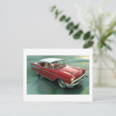Chevy57-34 Briefkaart (Staand voorkant)