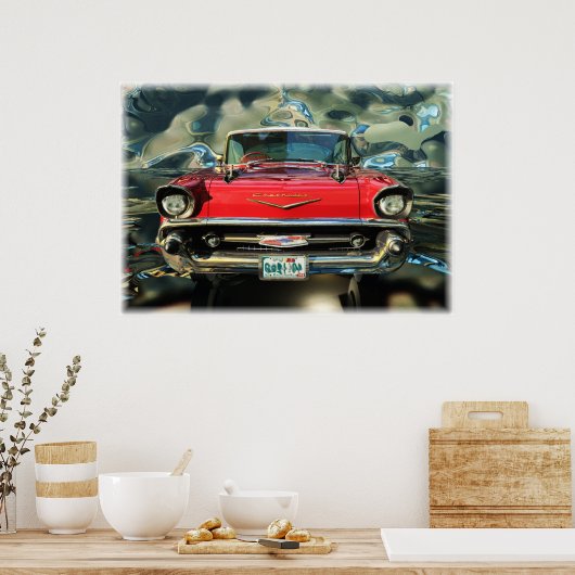 Chevy57Front Poster (Keuken)