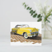 Chevy 1953 briefkaart (Staand voorkant)