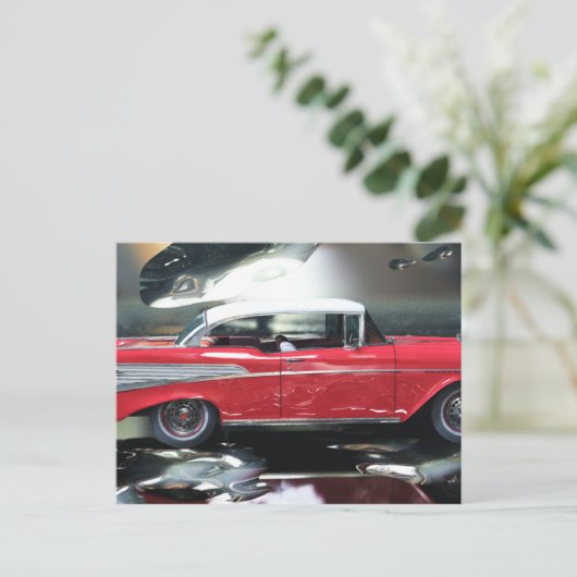 Chevy 1957 briefkaart (Staand voorkant)