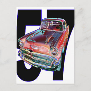 Chevy 1957 briefkaart