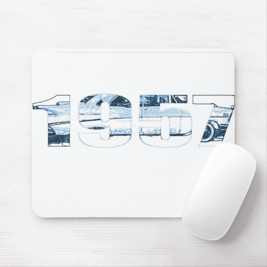 Chevy 1957 muismat (Met muis)