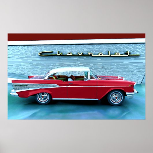 Chevy 1957 poster (Voorkant)