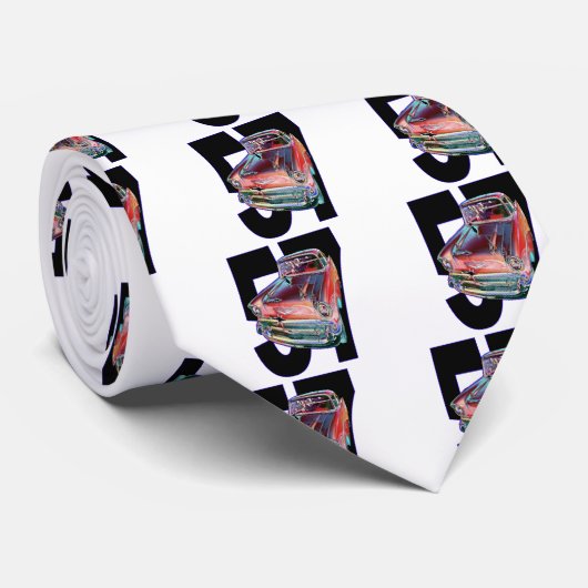 Chevy 1957 stropdas (Opgerold)