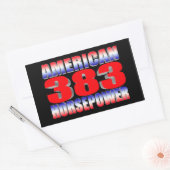 chevy 383 stroker rechthoekige sticker (Envelop)