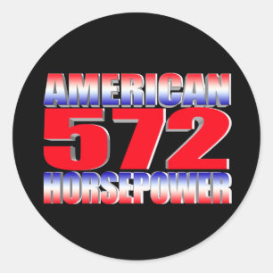 Chevy 572 groot blok ronde sticker