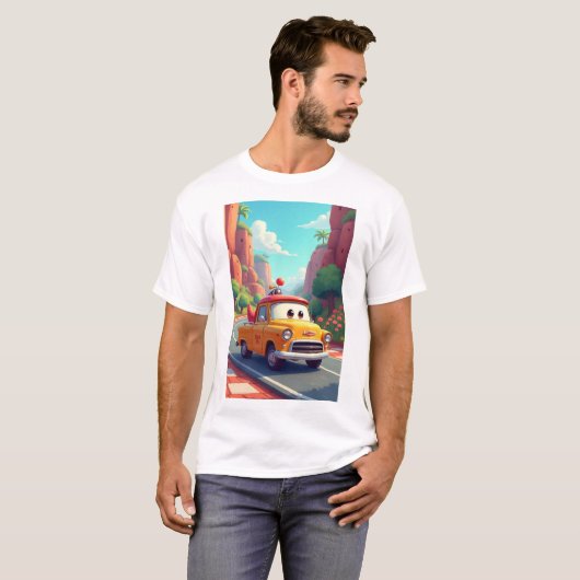 Chevy auto cartoon shirts (Voorkant volledig)