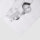 Chevy Bel Air 1955 Tissuepapier (Detail)