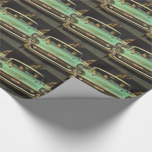 Chevy Bel Air 1957 Cadeaupapier (Hoek)