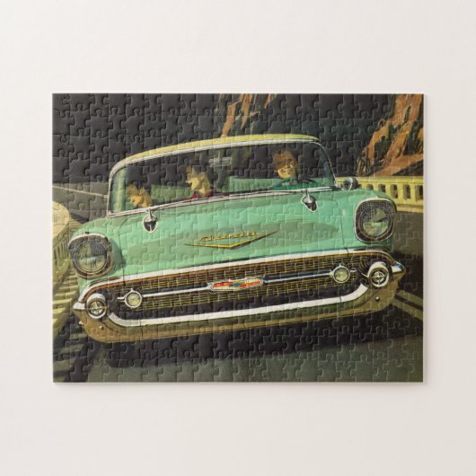 Chevy Bel Air 1957 Legpuzzel (Horizontaal)