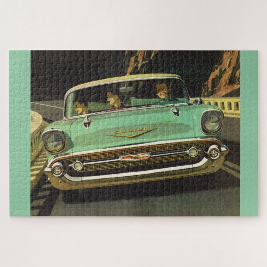 Chevy Bel Air 1957 Legpuzzel (Horizontaal)