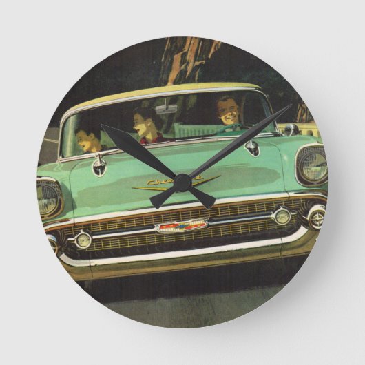 Chevy Bel Air 1957 Ronde Klok (Voorkant)