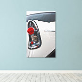 Chevy Bel Air 56-staartlicht Canvas Afdruk (Insitu (Houten vloer))