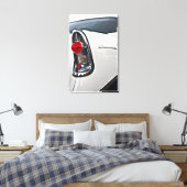 Chevy Bel Air 56-staartlicht Canvas Afdruk (Insitu (Slaapkamer))