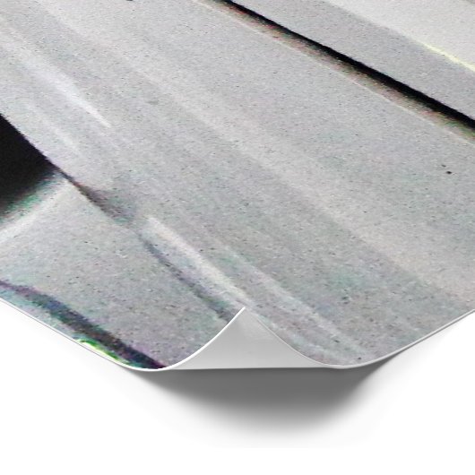 Chevy Bel Air 56-staartlicht Poster (Hoek)