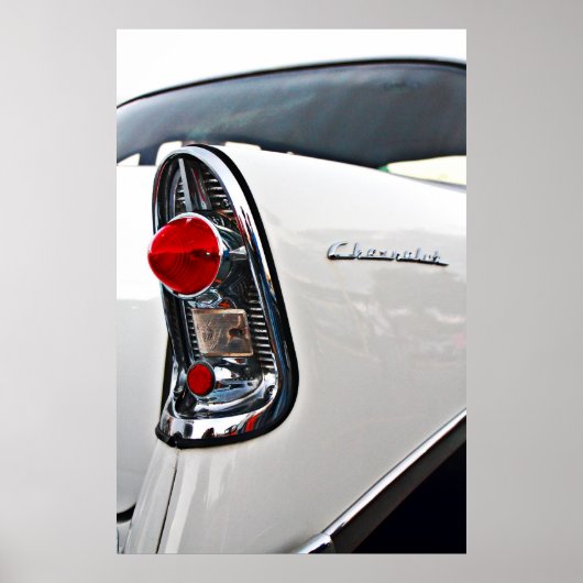 Chevy Bel Air 56-staartlicht Poster (Voorkant)