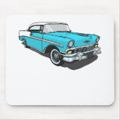 Chevy Bel Air - Blue Muismat (Voorkant)