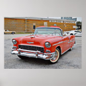 Chevy Bel Air Classic Car Poster (Voorkant)