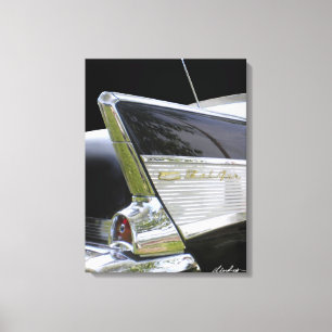 Chevy Bel Air "FINS" Canvas Afdruk