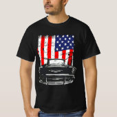 Chevy Bel Air Front Grill Uitzicht 1957 T-shirt (Voorkant)