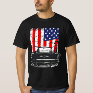 Chevy Bel Air Front Grill Uitzicht 1957 T-shirt