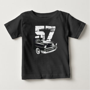 Chevy Bel Air Front Side Uitzicht Silhouette