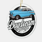 Chevy Bel Air Garage Logo 1957 Keramisch Ornament (Links)