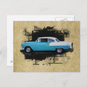 Chevy Bel Air - Klassieke auto's - Briefkaart (Voorkant / Achterkant)