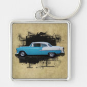 Chevy Bel Air - Klassieke Sleutelhanger (Voorkant)